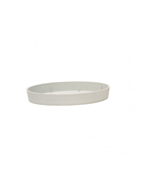 ArtPlast Πιατάκι Γλάστρας κωνικής λευκό ∅40cm ASO.040.SV.BI