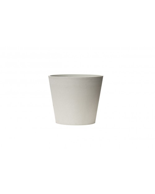 ArtPlast Γλάστρα κωνική λευκό ∅40cm ATC.040.SB.BI