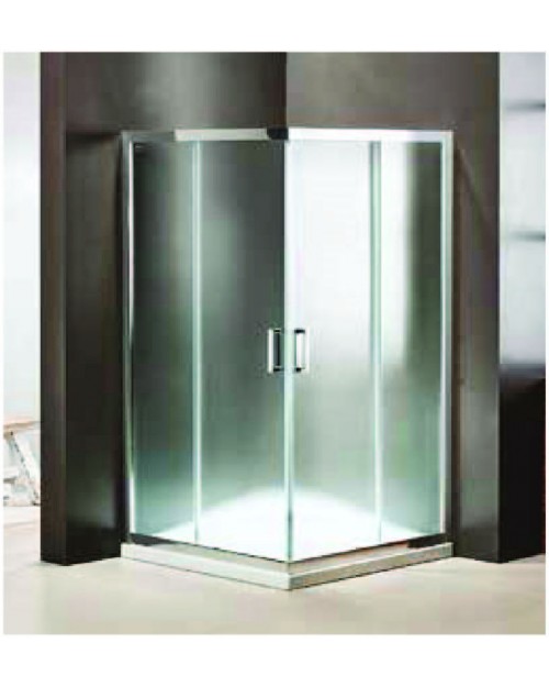 Καμπίνα Ντουζιέρας Axis Corner Entry 90x90 Fabric