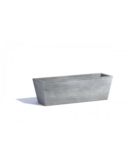 Γλάστρα Ecopots Μπριζ Balcony 45x17x17 εκ. Μπλε Γκρι 9.7 lt EBA74.003.45B