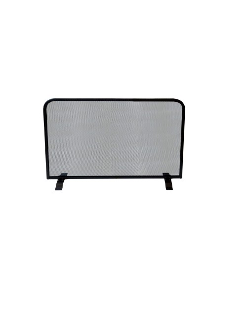 Home & Camp Μεταλλικό Προστατευτικό Τζακιού 80x57cm Μαύρο BR 20212