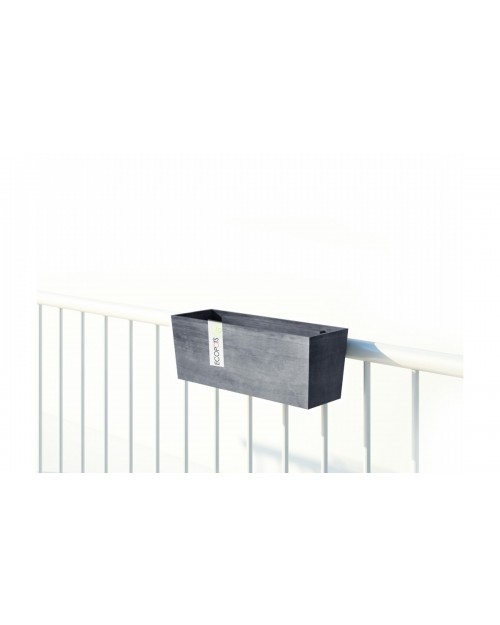 Κρεμαστή Ζαρντινιέρα Ecopots Hanging Bruges 55x21 εκ. Μπλε Γκρι 14.2 lt EBR74.055.55B