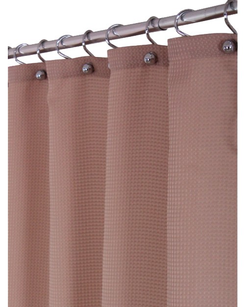 Υφασμάτινη Κουρτίνα Μπάνιου Casetti 240x180cm μόκα CAS1034