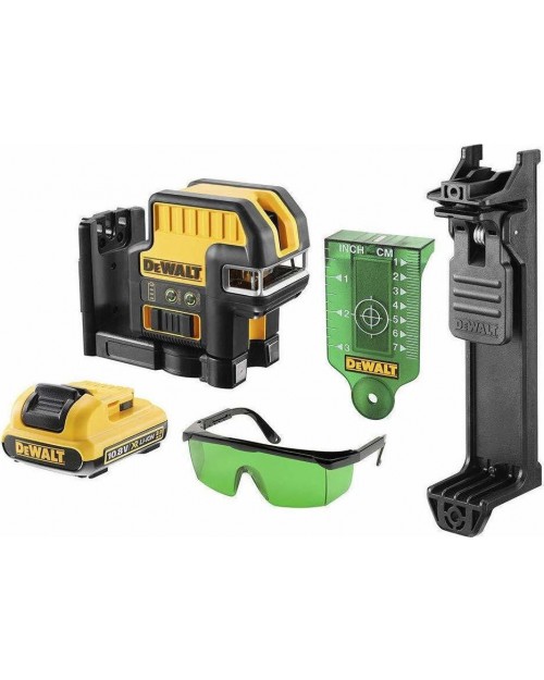 DEWALT DCE0822D1G Laser Πράσινης Δέσμης 10.8V-12V με φορτιστή βαλίτσα 