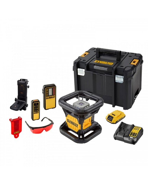 DEWALT Περιστροφικό λέιζερ 18V 2.0Ah κόκκινης δέσμης DCE079D1R
