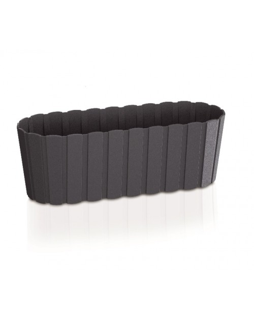 PROSPERPLAST Γλάστρα Boardee Case 4,9lt Ανθρακί DDEC400-S433