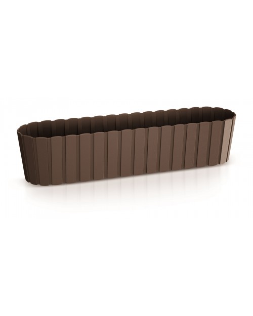 PROSPERPLAST Γλάστρα Boardee Case 7,9lt Καφέ DDEC600-R222