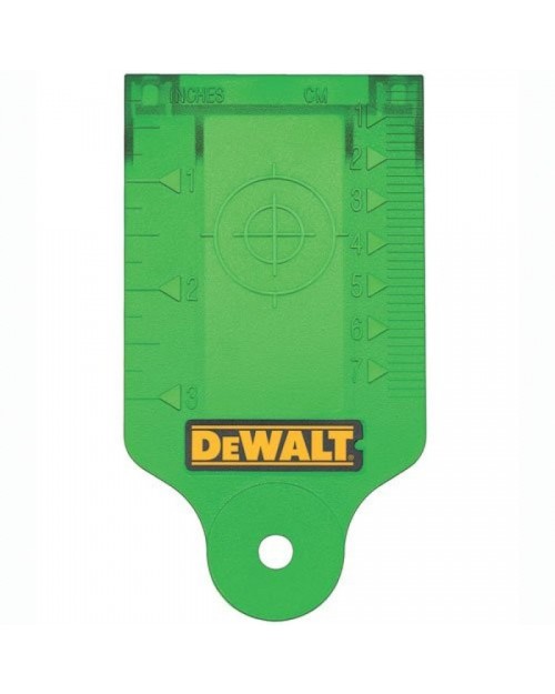 DEWALT Κάρτα στόχου μαγνητική για λέιζερ πράσινη DE0730G