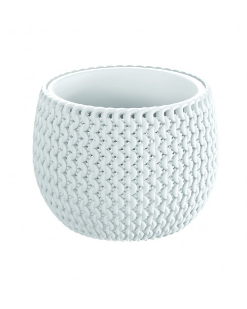 PROSPERPLAST Γλάστρα Splofy Bowl Λευκή 0,75lt DKSP150-S449