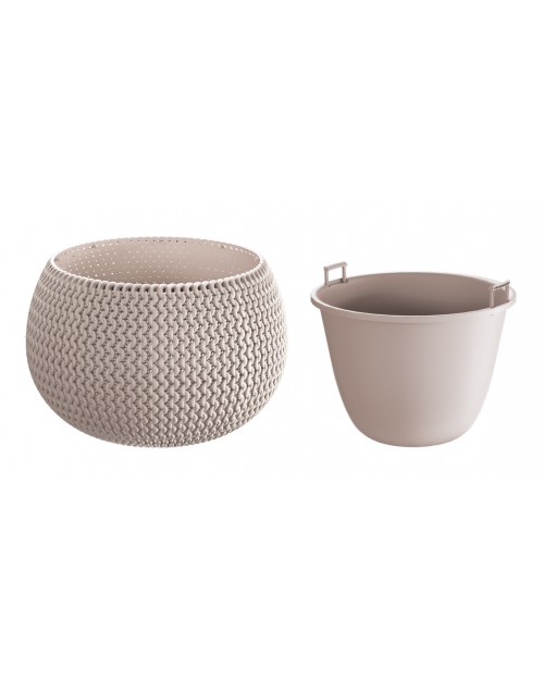PROSPERPLAST Γλάστρα Splofy Bowl Μόκα 2,3 lt DKSP240-7529U