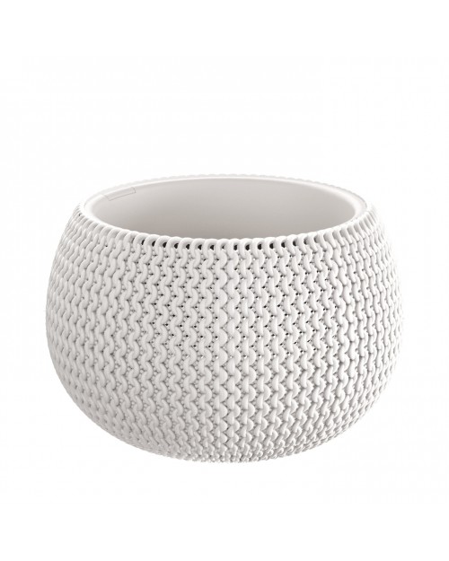 PROSPERPLAST Γλάστρα Splofy Bowl Λευκή 2,3 lt DKSP240-S449