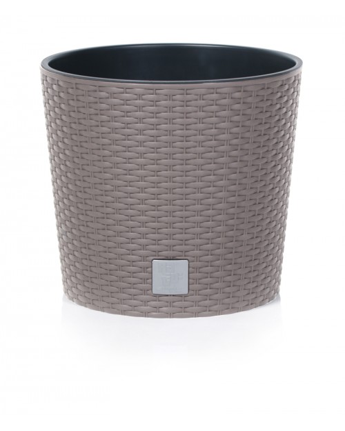 PROSPERPLAST Γλάστρα Rato Round 2 σε 1 Χρώμα Μόκα 35/37 lt DRTUS400L-7529U