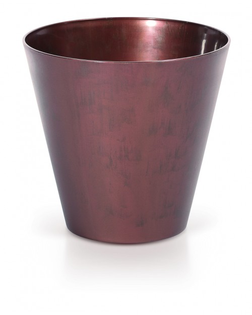 PROSPERPLAST Γλάστρα Tubus Corten Χρώμα Χάλυβα Κορενίου 28lt DTUB400C-7601U