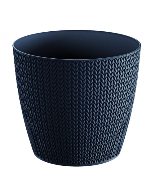 PROSPERPLAST Γλάστρα Wheaty Χρώμα Ανθρακί 6 lt DWH260-S433