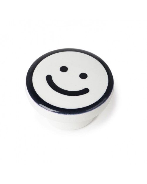 Πομολάκι HAYA D38mm ασπρο/μαύρο smile E315