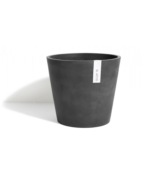 Γλάστρα Ecopots Άμστερνταμ 60x49 εκ. μαύρο 100lt EAM74.009.60A