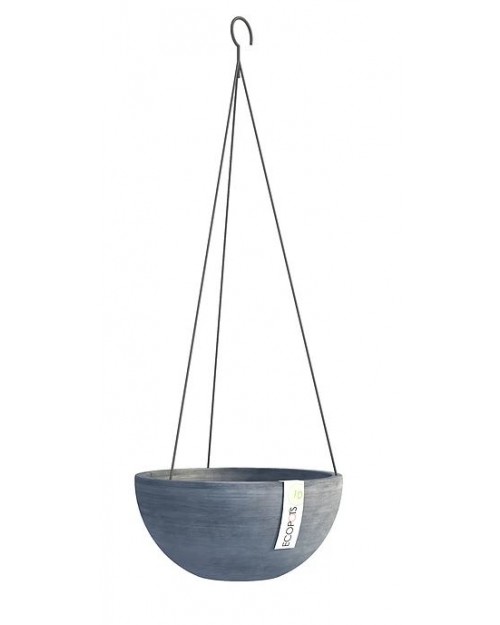 Κρεμαστό Μπωλ Ecopots Βρυξέλλες 27x13 εκ. Μπλε Γκρι 4.2 lt EBH74.002.27B