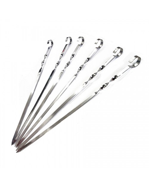 Home&Camp Σουβλάκια INOX 45cm σετ 6τεμ HC20665