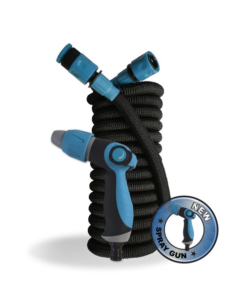 H&C ΛΑΣΤΙΧΟ ΕΠΕΚΤΕΙΝΟΜΕΝΟ AQUA PLATINUM ΜΑΥΡΟ 5m-15m HC 21603