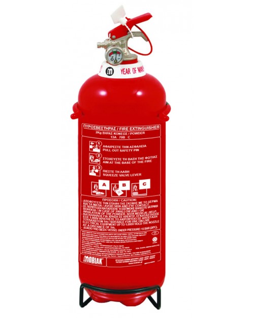 Mobiak Πυροσβεστήρας 2Kg Ξηράς Σκόνης ABC85  0135212