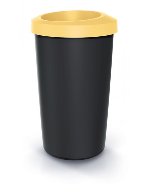 Keden κάδος απορριμμάτων Compacta R κίτρινος/μαύρος 45lt NRBO45-1215C