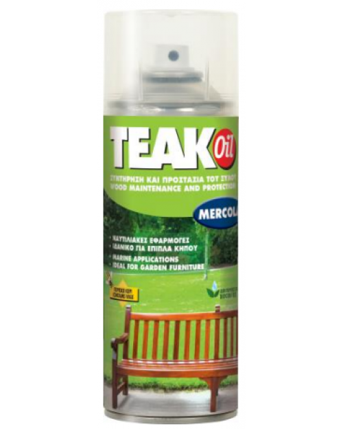 Mercola Teak Oil Σπρέι Άχρωμο 400ml 5617