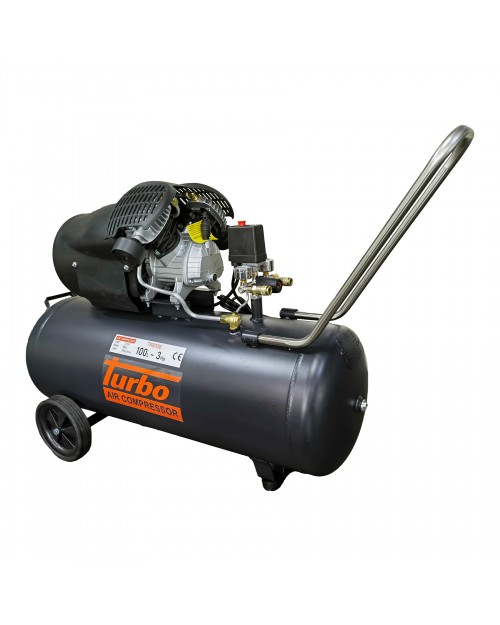 Turbo Αεροσυμπιεστής 3 HP, 100lt TRB100