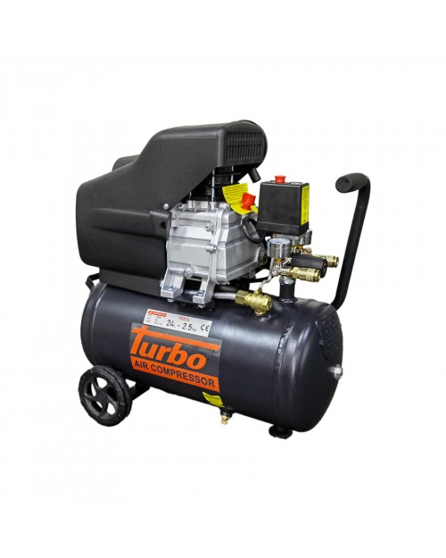 Turbo Αεροσυμπιεστής 2,5 HP, 25lt TRB24