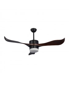 Ανεμιστήρας Οροφής 142cm PRCF-80437 Primo Μαύρο-Καφέ με χειριστήριο  800437