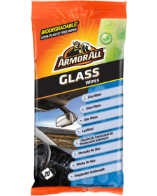 ARMOR ALL Υγρά μαντηλάκια για τα τζάμια Flow-pack wipes glass 20 τεμ. 370200100