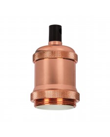 Ντουί αλουμινίου E27 pink cooper