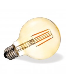 Λάμπα LED FIL.DIM Φ95/AK AMBER E27/7W 2700K