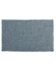 Χαλάκι μπάνιου Gauffre 50x80cm γκρι-ασημί