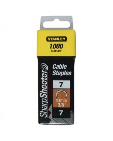 Stanley Συνδετήρες (Δίχαλα) 10mm για καλώδια 1000τεμ 1-CT106T