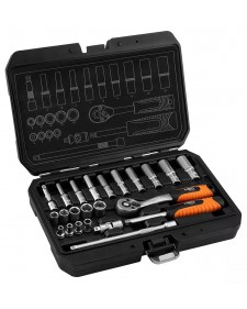NEO TOOLS Καστάνια με καρυδάκια 1/4" σετ 23τεμ 10-231