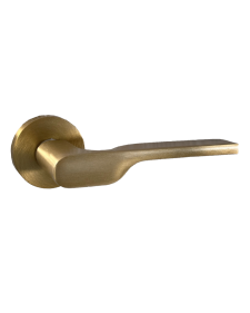 Deco ceramica Πόμολο Μεσόπορτας με Ροζέτα Ζεύγος με Επιστόμιο Ματ Ορο  KS124-47