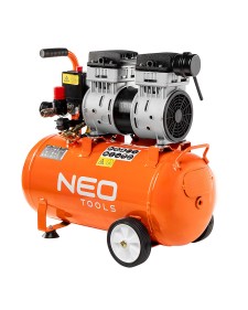 NEO TOOLS Αεροσυμπιεστής μειωμένου θορύβου 24lt/1.1Hp 12K021