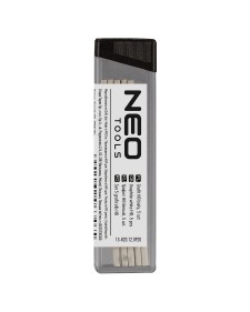 NEO TOOLS Μύτες μολυβιού πλακέ σετ 5τεμ HB λευκές 13-820