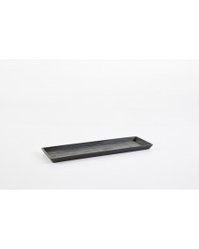 Πιατάκι Γλάστρας Ecopots Ορθογώνιο 57.5x19.5x2.5 εκ. Μαύρο ESP74.013.55A