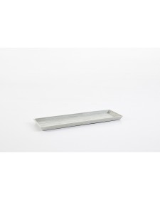 Πιατάκι Γλάστρας Ecopots Ορθογώνιο 57.5x19.5x2.5 εκ. Λευκό γκρι ESP74.013.55S