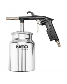 NEO TOOLS Πιστόλι αμμοβολής αέρος με δοχείο 1 lt 14-724