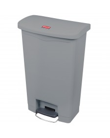 RUBBERMAID Κάδος απορριμμάτων SlimJimtep-OnFront Step 50L Γκρι 1883602