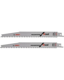 BOSCH S2345X Λάμες Σπαθοσέγας Clean Cut για Ξύλο 200mm 2τμχ 2608654403