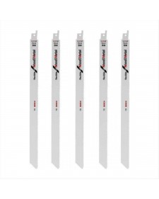 BOSCH S1222VF Λάμες Σπαθοσέγας Flexible για Μέταλλο και Ξύλο 300mm 5τμχ 2608656022
