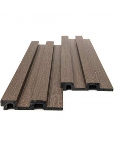 PS Panel με 3D πηχάκια 08 Residence 21/122mm Dark Brown Oak Καφέ   7-26-AP001-8