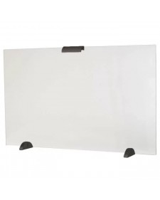 Zogometal Γυάλινο Προστατευτικό Τζακιού 80x50cm Μαύρο  25.0562.0008.0032
