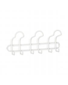 Κρεμάστρα Τοίχου Μεταλλική 3 Θέσεων 13x31x8.4cm Inofix 3719-2