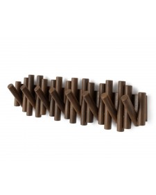 Κρεμάστρα Τοίχου Picket Ξύλινη Καρυδί Umbra  61x4x17cm  1023554-746-CHN