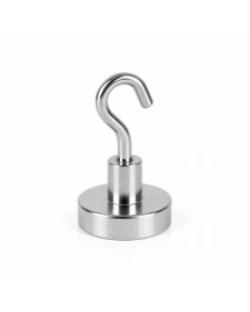 Μαγνήτης με άγκιστρο 16x35mm steel  2τεμαχια 4304-1