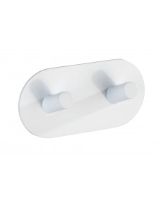 Wenko γάντζος διπλός λευκό ματ 10 x 2,8 x 5 cm 229321121